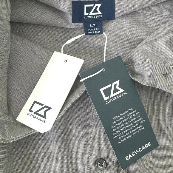 Cutter & Buck Women's Stretch Oxford Long Sleeve Easy Care Dress Shirt Size LG - Picture 11 of 11